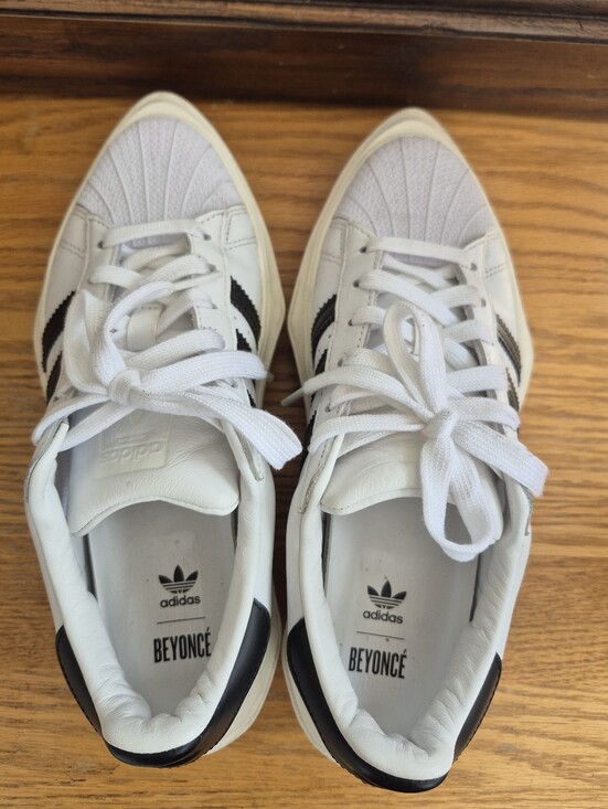 Beyonce Adidas Shoes - Adidas Originals Beyonce Superstar Platform Pointed Toe Sneakers US 7.5 FY7730